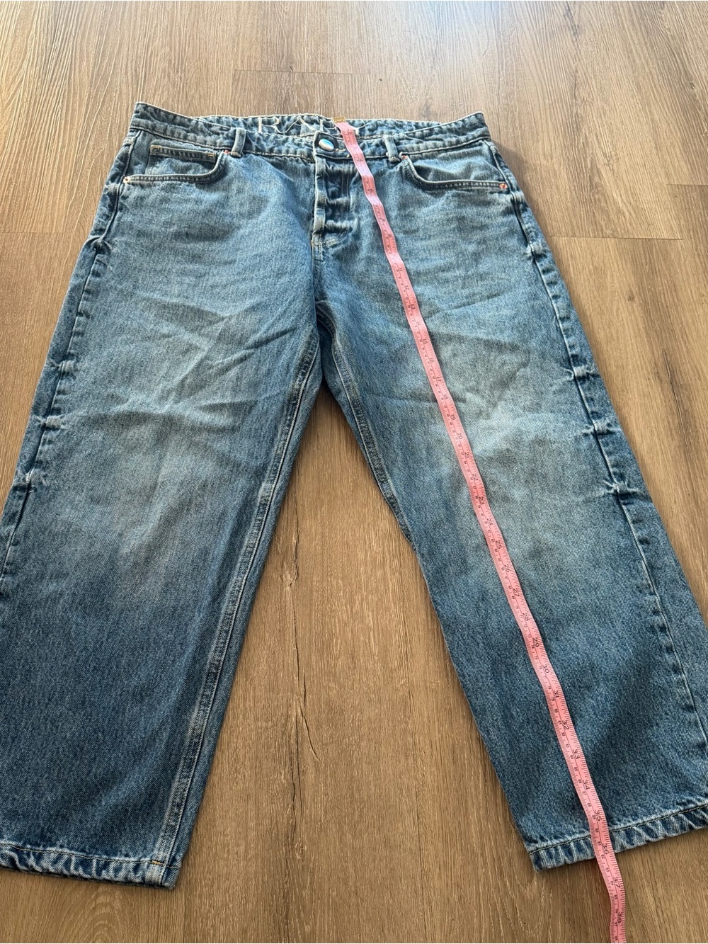 Women's Blue Denim Jeans Overalls - Classic Straight Cut